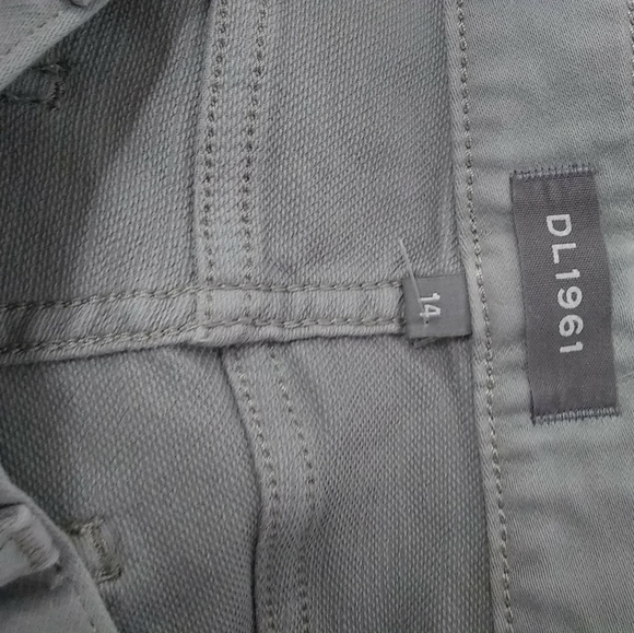 Brady Slim Gray Jeans Jr Size 14 DL1961 Pants - Picture 6 of 12